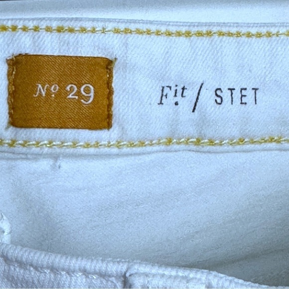 Pilcro & The Letterpress The Stet White Five Pocket Fit Shorts 29 Anthro - Picture 9 of 14